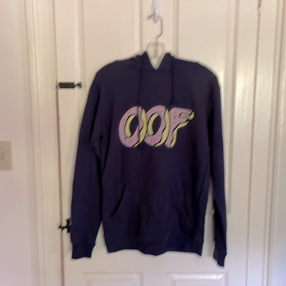 OOF teen wear hoodie soft fleece with single front pocket